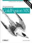 Image for Programming ColdFusion MX
