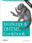 Image for JavaScript &amp; DHTML cookbook