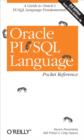 Image for Oracle PL/SQL language: pocket reference