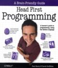 Image for Head first programming