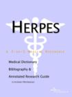 Image for Herpes - A Medical Dictionary, Bibliography, and Annotated Research Guide to Internet References