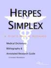 Image for Herpes Simplex - A Medical Dictionary, Bibliography, and Annotated Research Guide to Internet References