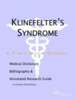 Image for Klinefelter&#39;s Syndrome - A Medical Dictionary, Bibliography, and Annotated Research Guide to Internet References