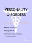 Image for Personality Disorders - A Medical Dictionary, Bibliography, and Annotated Research Guide to Internet References