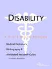 Image for Disability - A Medical Dictionary, Bibliography, and Annotated Research Guide to Internet References