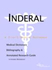 Image for Inderal - A Medical Dictionary, Bibliography, and Annotated Research Guide to Internet References