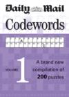 Image for Codewords : A Brand New Compilation of 200 Puzzles : v. 1