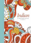Image for Indian: 20 detachable postcards to colour in