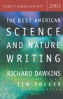 Image for The Best American Science and Nature Writing 2003