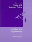 Image for Study and Solutions Guide for Larson/Hostetler S Algebra and Trigonometry, 6th