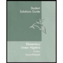 Image for Student Solutions Guide for Larson S Elementary Linear Algebra, 5th