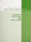 Image for Student Solutions Manual for Bello/Britton S Topics in Contemporary Mathematics, 8th