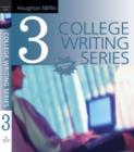 Image for Houghton Mifflin College Writing Series : Bk. 3
