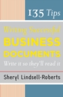 Image for 135 Tips for Writing Successful Business Document