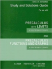 Image for Student Solutions Guide for Larson/Hostetler/Edwards&#39; Precalculus  Functions and Graphs: A Graphing Approach, 5th and Precalculus with Limits: A Graphing Approach, AP* Edition, 5th