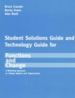 Image for Student Solutions Manual for Crauder/Evans/Noell&#39;s Functions and Change: A Modeling Approach to College Algebra and Trigonometry