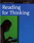 Image for Reading for thinking