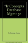 Image for *IR Concepts Database Mgmt 5e