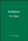 Image for Invitation to Law