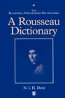 Image for A Rousseau Dictionary