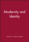 Image for Modernity and Identity