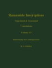 Image for Ramesside Inscriptions, Ramesses II, His Contempories