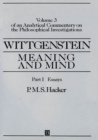 Image for Wittgenstein : Meaning and Mind, Volume 3 of an Analytical Commentary on the Philosophical Investigations, Part II: Exegesis 243-247