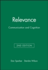 Image for Relevance  : communication and cognition