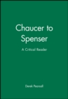 Image for Chaucer to Spenser