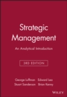 Image for Strategic management  : an analytical introduction