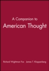 Image for A Companion to American Thought