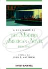Image for A Companion to the Modern American Novel, 1900 - 1950