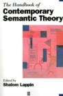 Image for The Handbook of Contemporary Semantic Theory