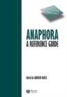 Image for Anaphora  : a reference guide