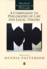 Image for A Companion to Philosophy of Law and Legal Theory