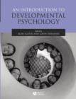 Image for An introduction to developmental psychology