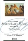 Image for A companion to Shakespeare&#39;s worksVol. 3: The comedies