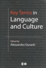Image for Key Terms in Language and Culture
