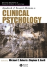 Image for Handbook of Research Methods in Clinical Psychology