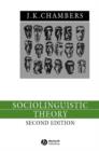 Image for Sociolinguistic Theory