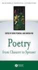 Image for Poetry From Chaucer to Spenser  (Based on &#39;Chaucer to Spenser
