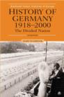 Image for History of Germany 1918-2000