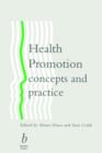 Image for Health Promotion : Concepts and Practice