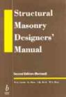 Image for Structural Masonry Designers&#39; Manual