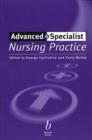 Image for Advanced and Specialist Nursing Practice