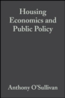 Image for Housing Economics and Public Policy