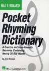 Image for Hal Leonard pocket rhyming dictionary