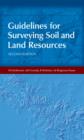 Image for Guidelines for Surveying Soil and Land Resources