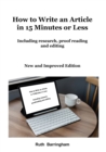 Image for How to Write an Article in 15 Minutes or Less