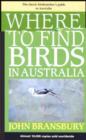 Image for Where to Find Birds in Australia